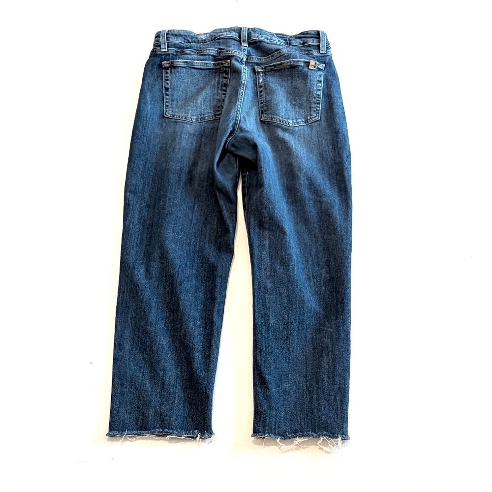 Joe's Jeans Size 30 blue denim high rise straight crop - Picture 5 of 10